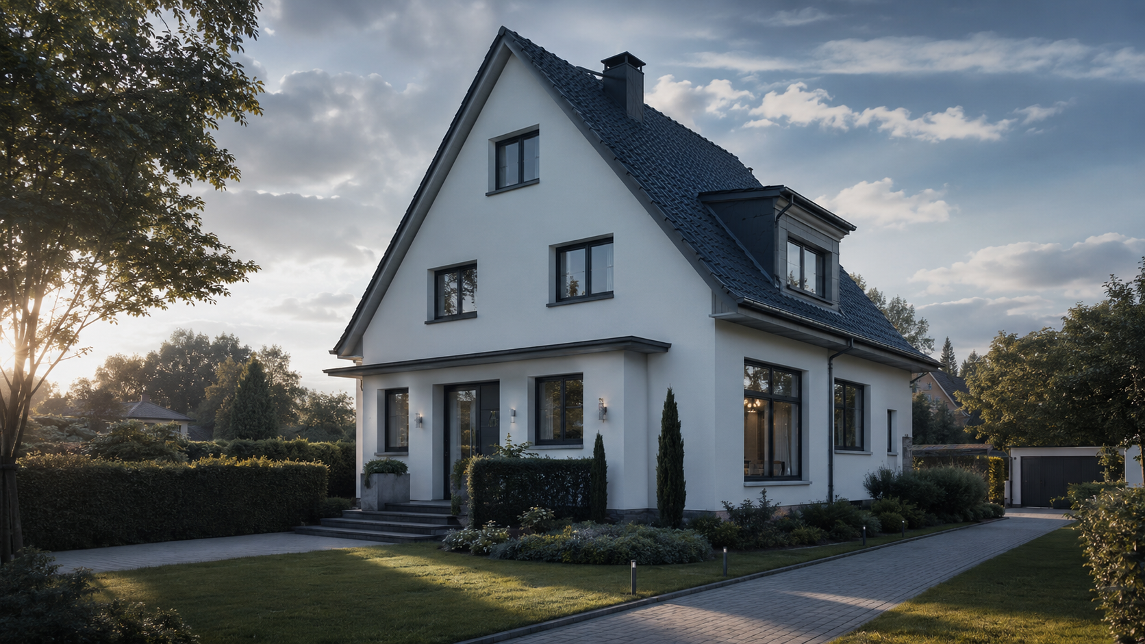 Einfamilienhaus in Hannover wird professionell für ein Verkehrswertgutachten dokumentiert
